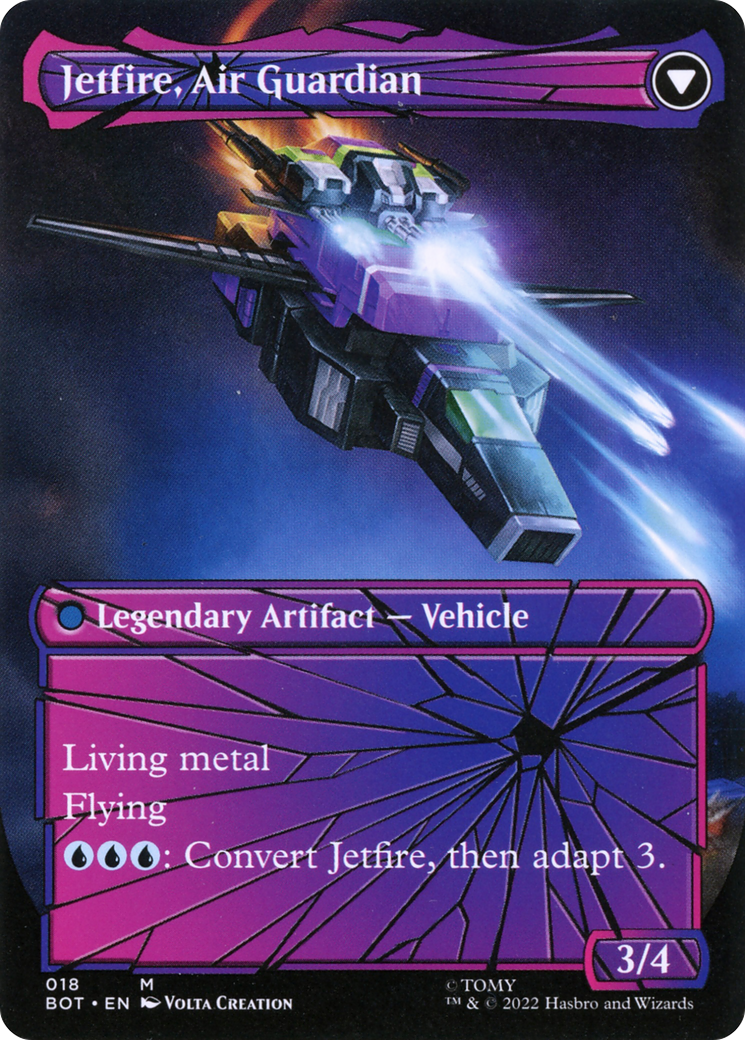 Jetfire, Ingenious Scientist (Shattered Glass) (BOT-018) (Borderless) [Transformers] Foil