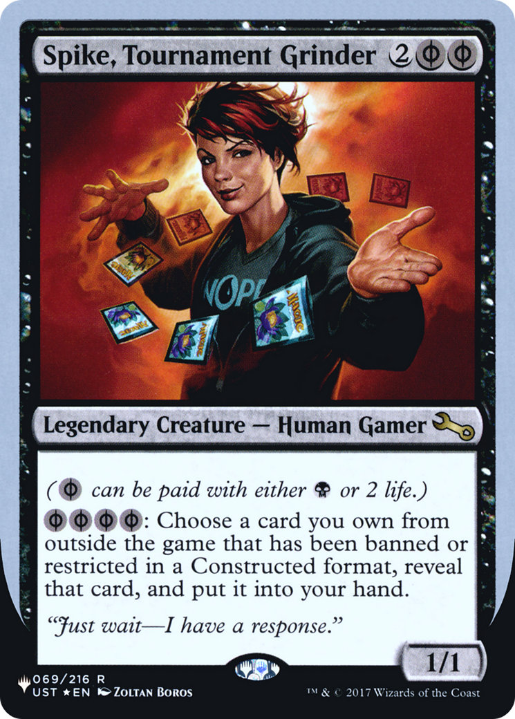 Spike, Tournament Grinder (LIST-069/216) [The List (Unfinity Foil Edition)] Foil