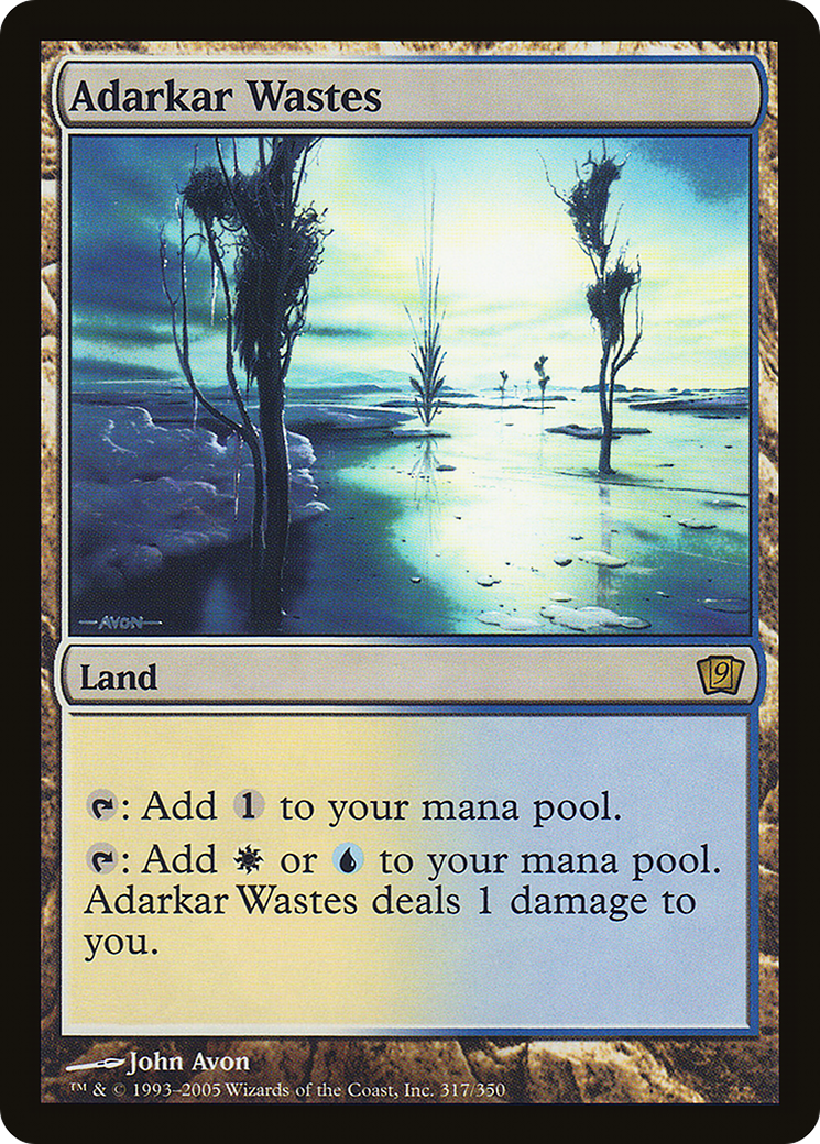 Adarkar Wastes (9ED-317) [9th Edition] Foil