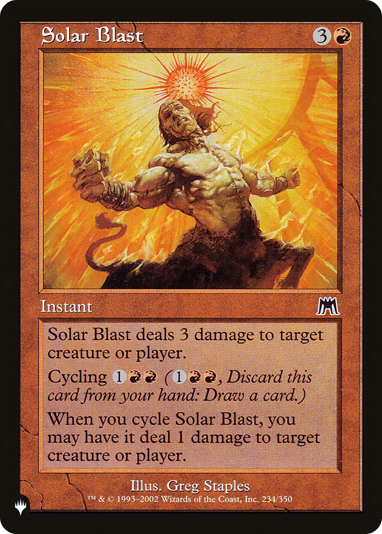 Solar Blast (LIST-234/350) [The List]