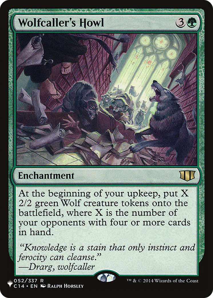 Wolfcaller's Howl (LIST-052/337) [The List]