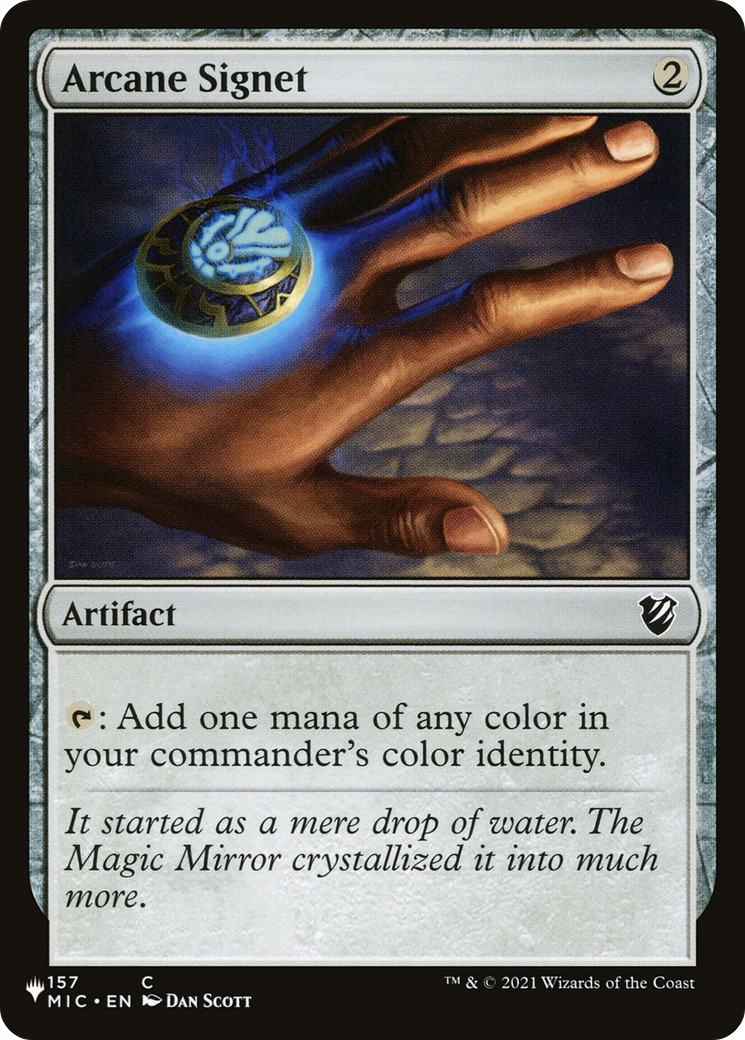 Arcane Signet (MIC) (LIST-157/038) [The List]
