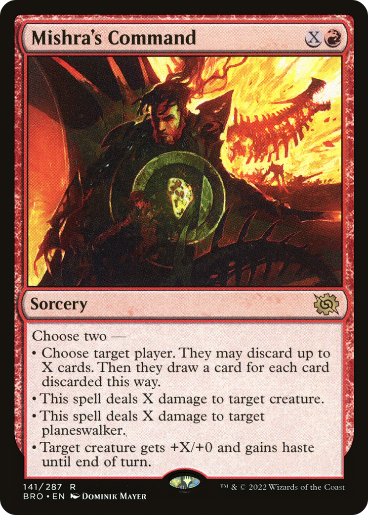 Mishra's Command (BRO-141) [The Brothers' War] Foil