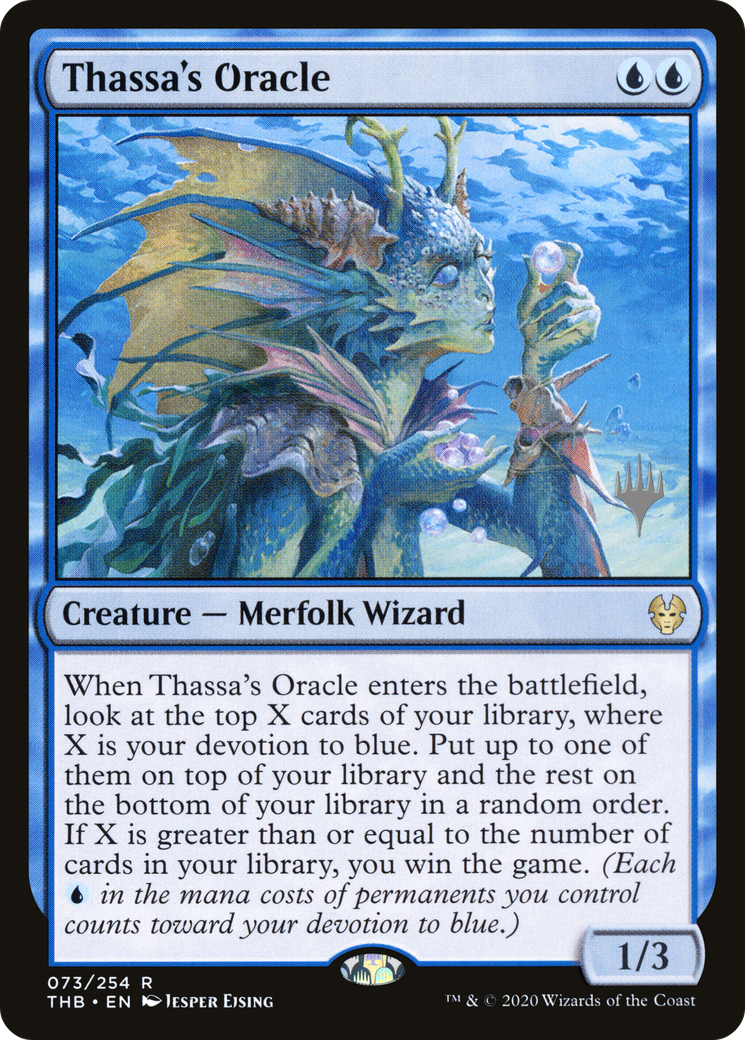 Thassa's Oracle (PPTHB-073) [Promo Pack: Theros Beyond Death Promos] Foil