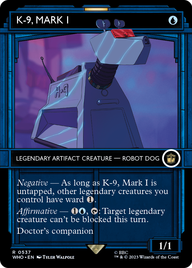 K-9, Mark I (Showcase) (WHO-537) (Borderless) [Doctor Who]