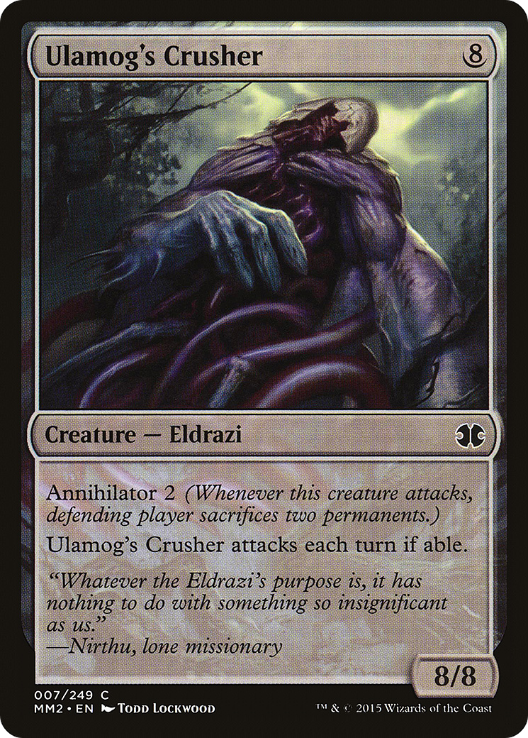 Ulamog's Crusher (MM2-007) [Modern Masters 2015] Foil