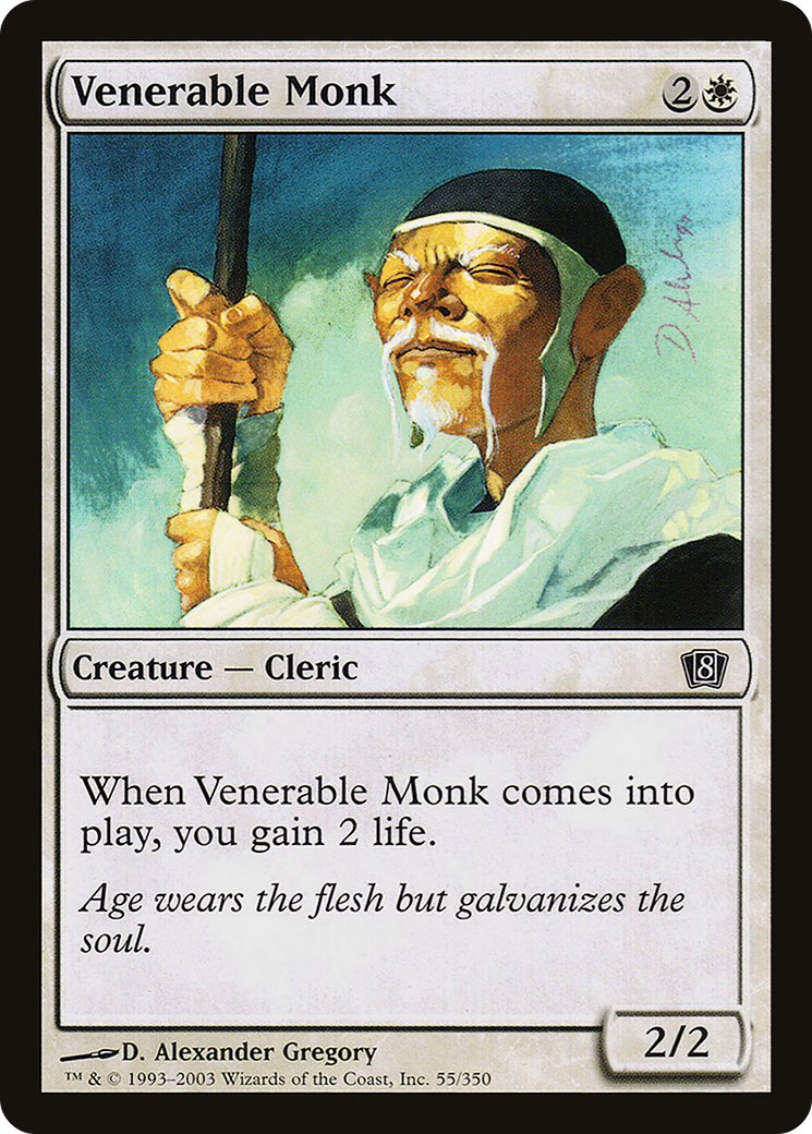 Venerable Monk (8ED-055) [8th Edition]