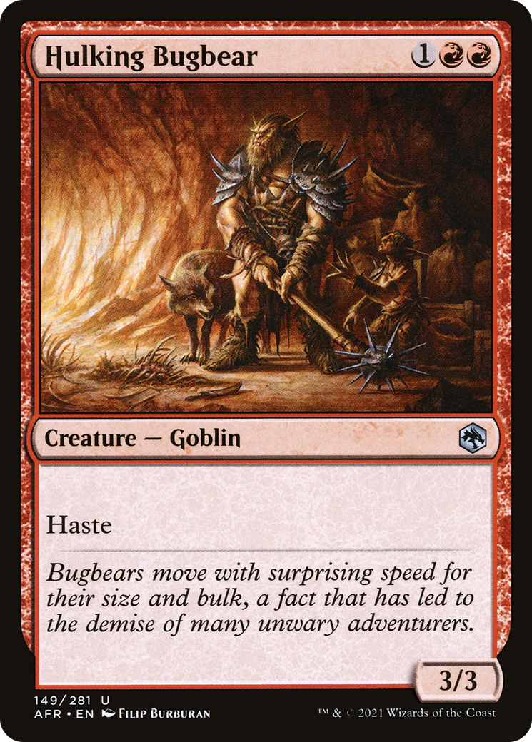 Hulking Bugbear - Foil [Adventures in the Forgotten Realms]
