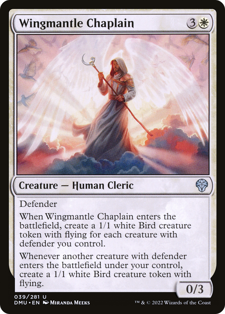 Wingmantle Chaplain (DMU-039) [Dominaria United] Foil
