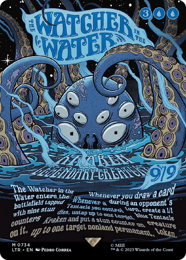 The Watcher in the Water (Borderless Poster) (LTR-734) [The Lord of the Rings: Tales of Middle-earth]