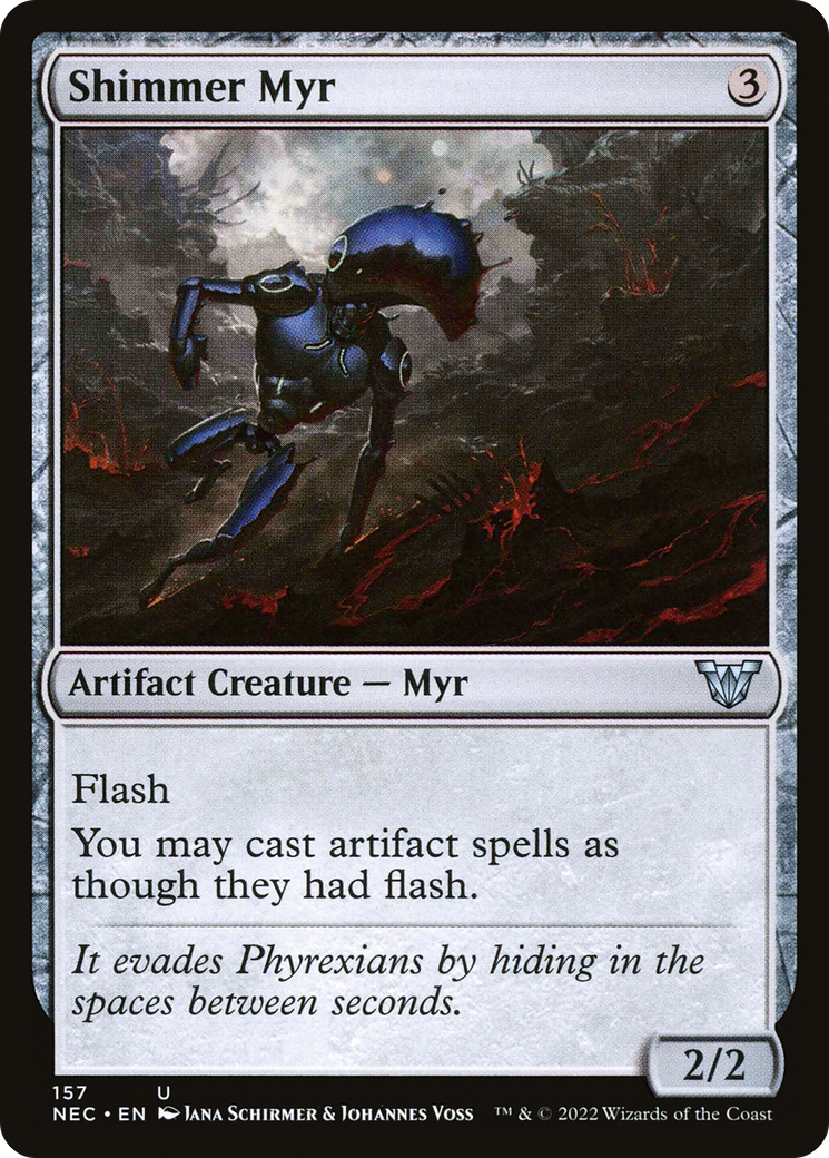 Shimmer Myr (NEC-157) [Neon Dynasty Commander]
