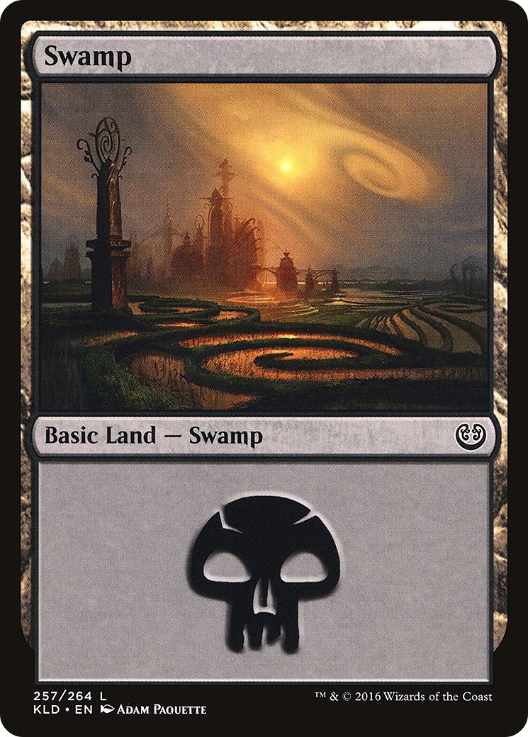 Swamp (257) - Foil [Kaladesh]
