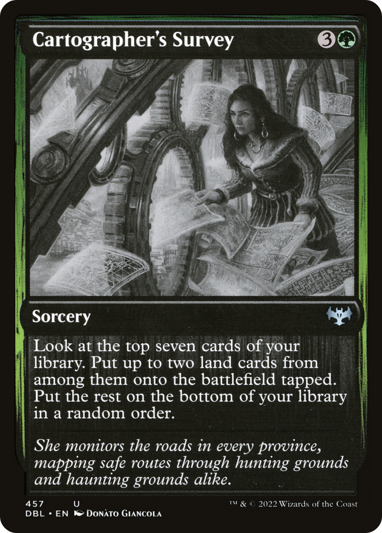Cartographer's Survey (DBL-457) [Innistrad: Double Feature] Foil