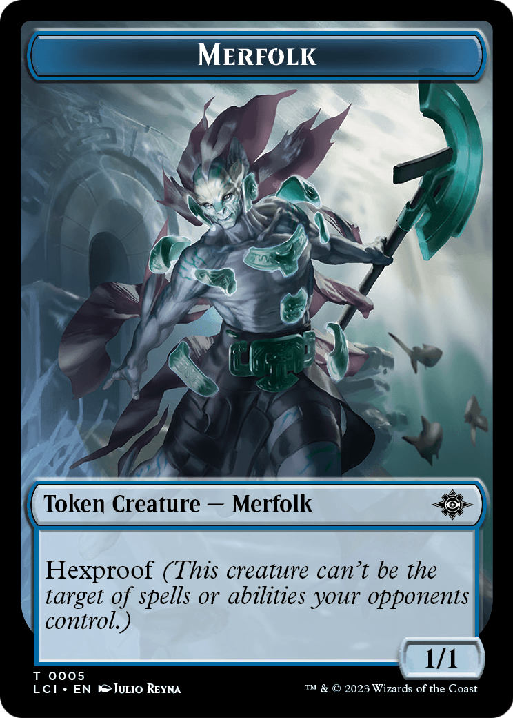 Merfolk (TLCI-005) [The Lost Caverns of Ixalan Tokens] Foil