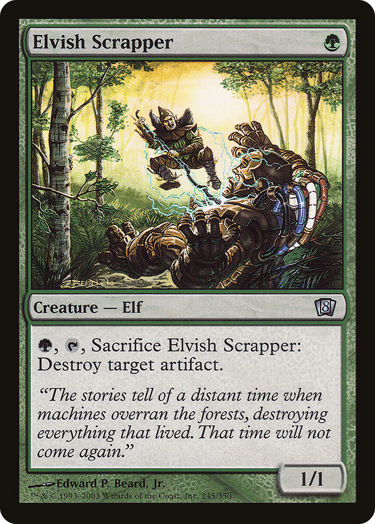 Elvish Scrapper (8ED-245) [8th Edition]