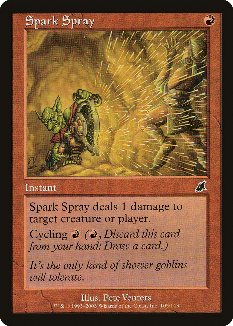 Spark Spray (SCG-105) [Scourge]