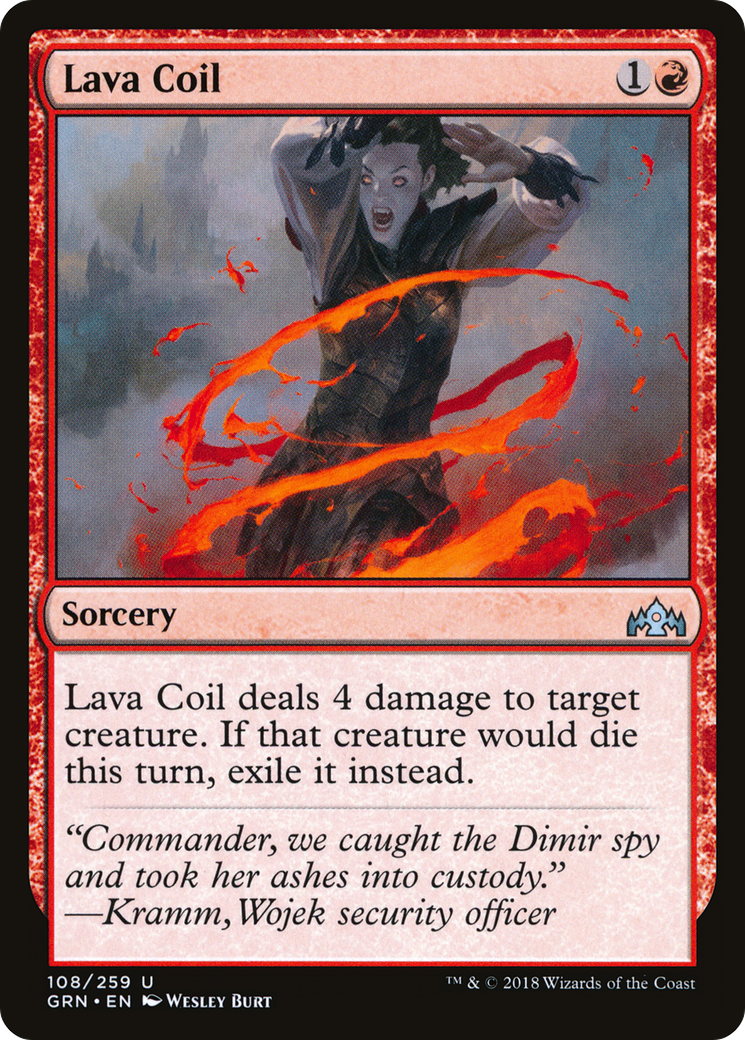 Lava Coil (GRN-108) [Guilds of Ravnica]