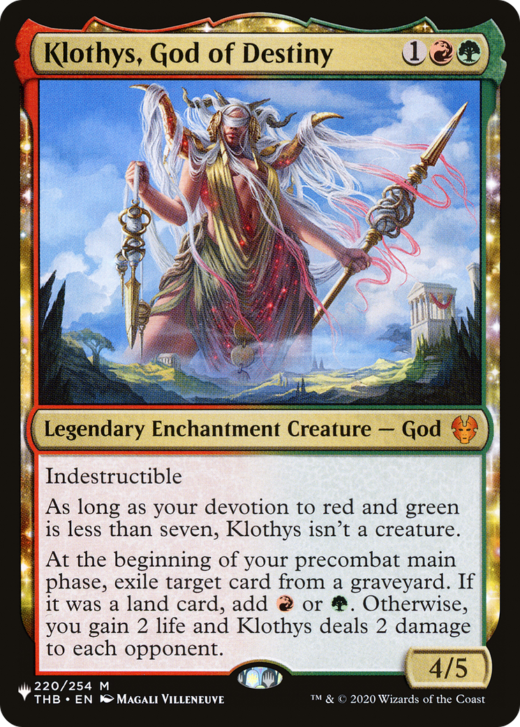 Klothys, God of Destiny (LIST-220/254) [The List]