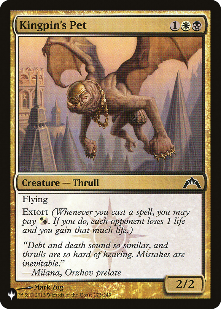 Kingpin's Pet (LIST-173/249) [The List]