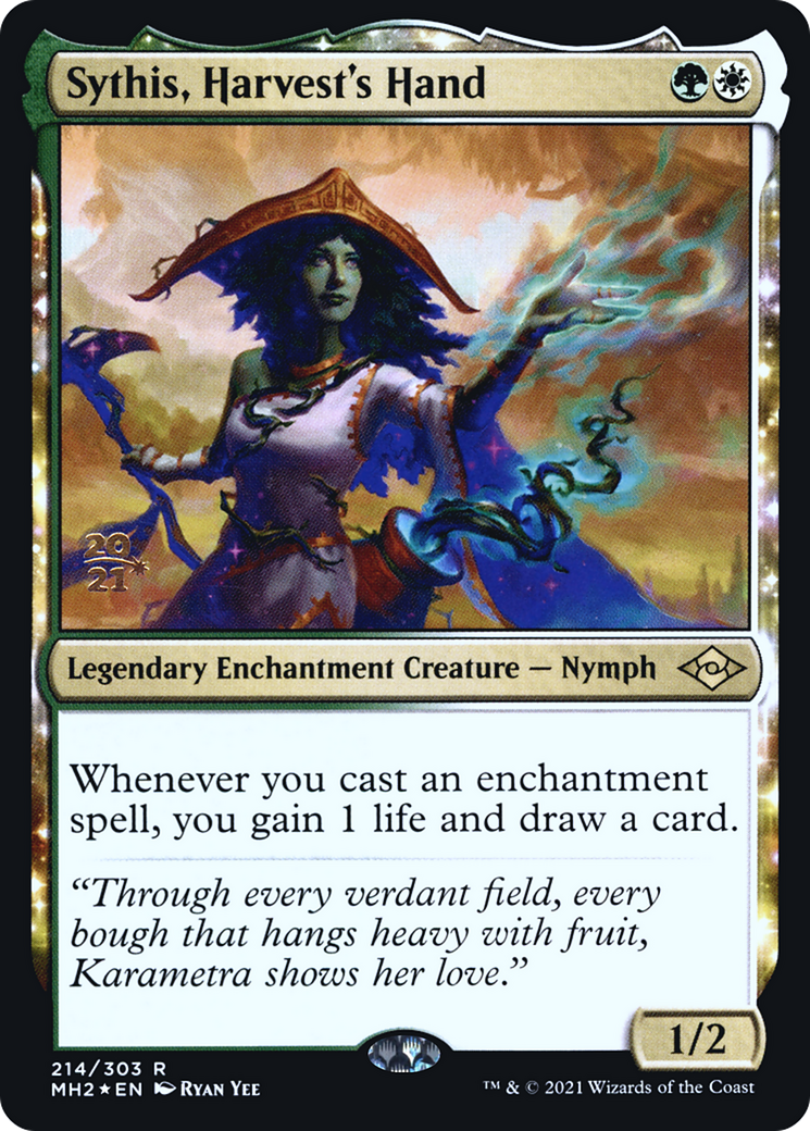 Sythis, Harvest's Hand (PRE-214) [Modern Horizons 2 Promos] Foil