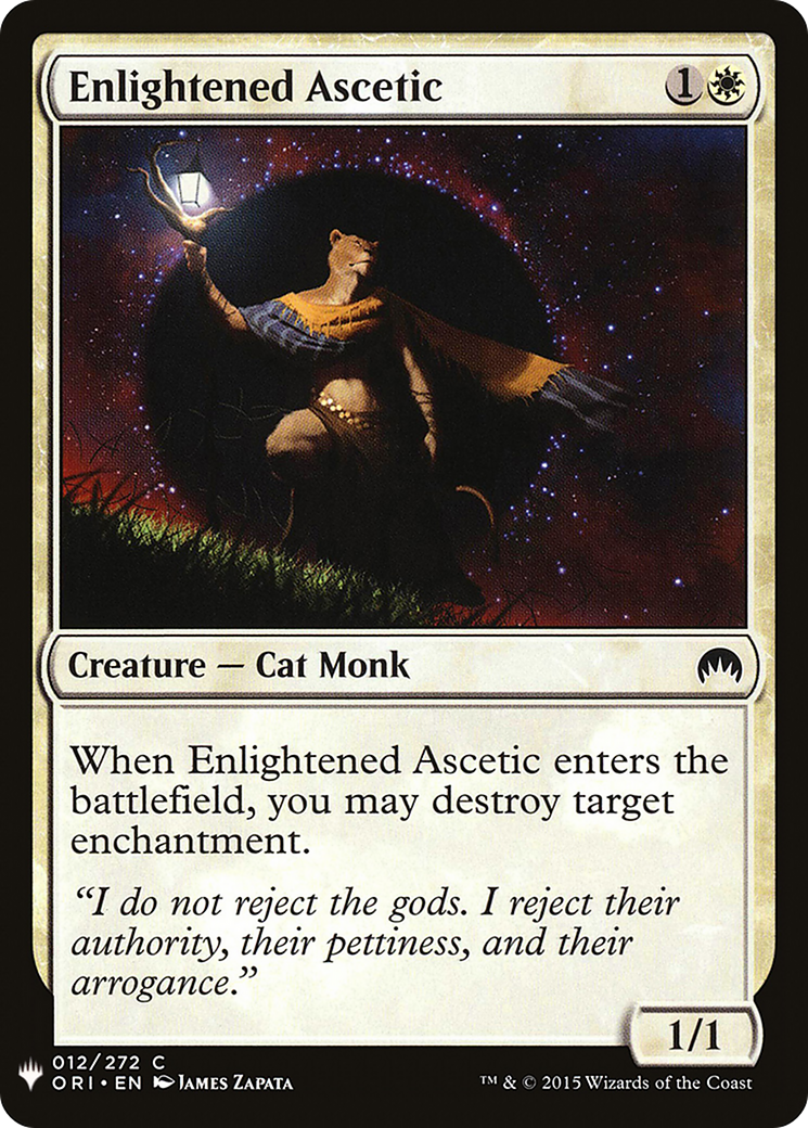 Enlightened Ascetic (LIST-012) [The List]
