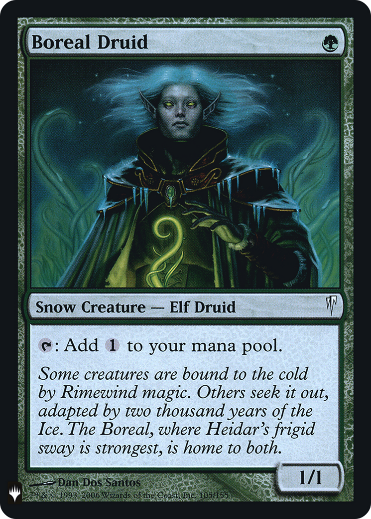 Boreal Druid (LIST-105) [The List] Foil