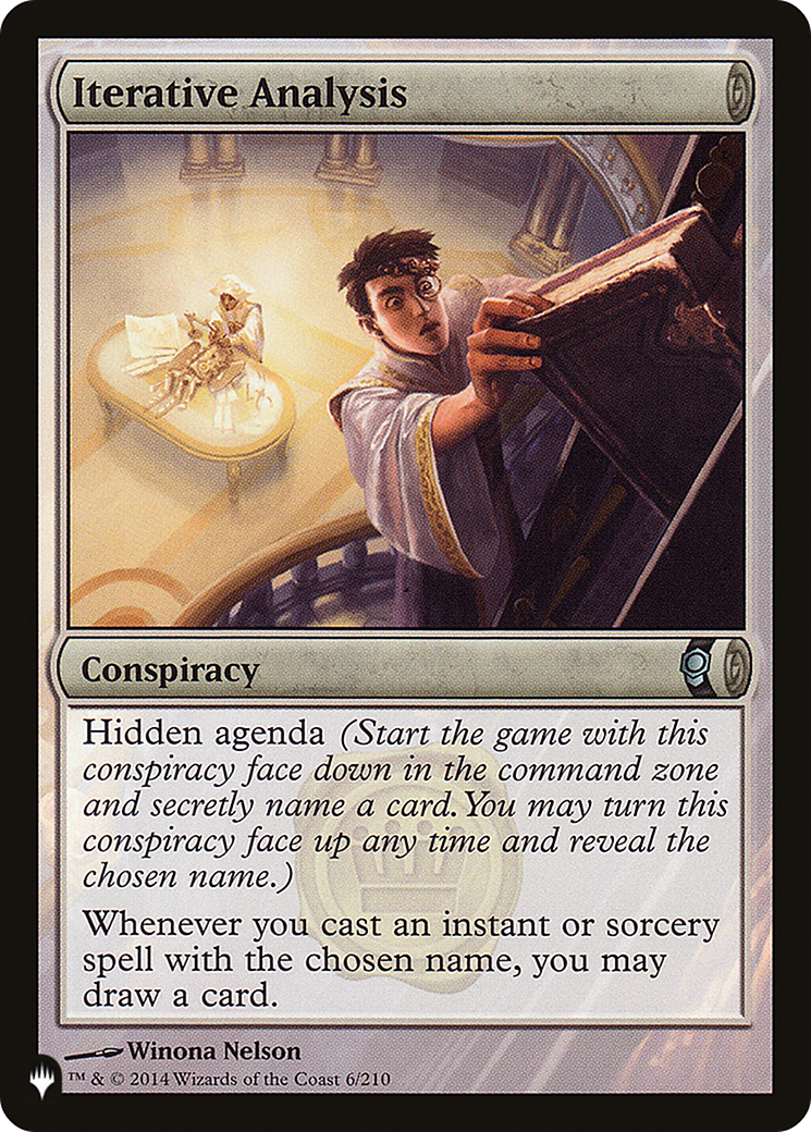 Iterative Analysis - The List [The List]