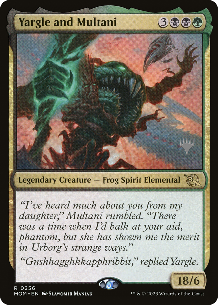 Yargle and Multani (PPMOM-256) [Promo Pack: March of the Machine Promos]