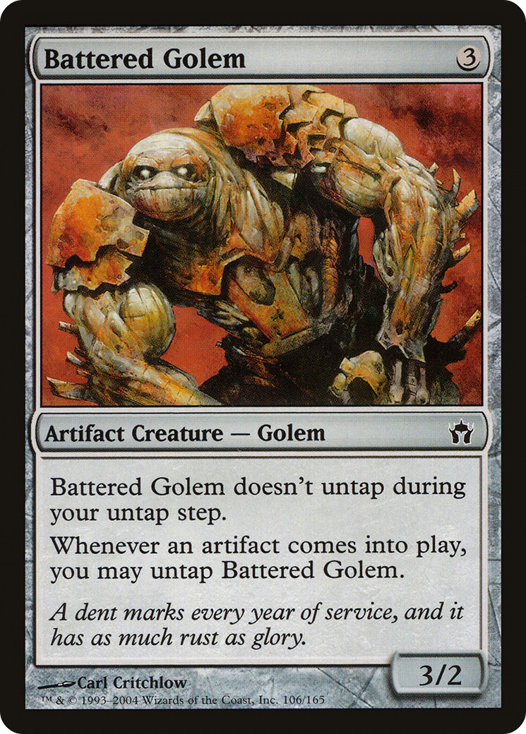 Battered Golem (5DN-106) [Fifth Dawn]