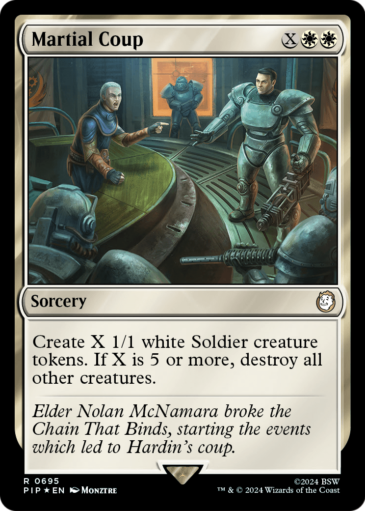 Martial Coup (Surge Foil) (PIP-695) [Fallout] Foil