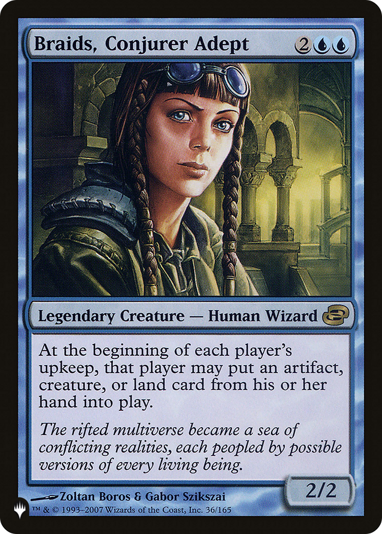 Braids, Conjurer Adept (LIST-36/165) [The List]