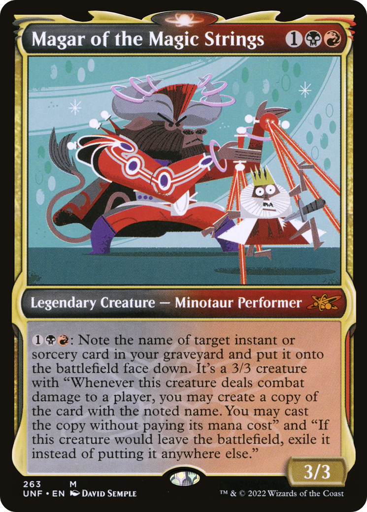 Magar of the Magic Strings (Showcase) (UNF-263) [Unfinity] Foil