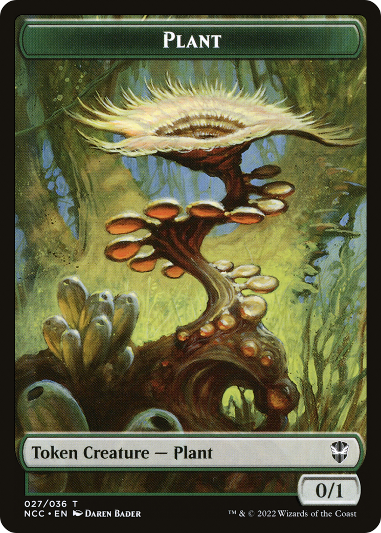Plant (TNCC-027) [New Capenna Commander Tokens]
