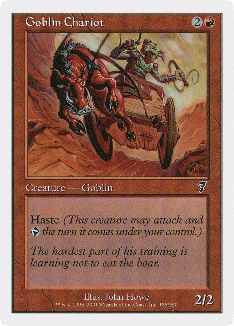 Goblin Chariot (7ED-185) [7th Edition] Foil