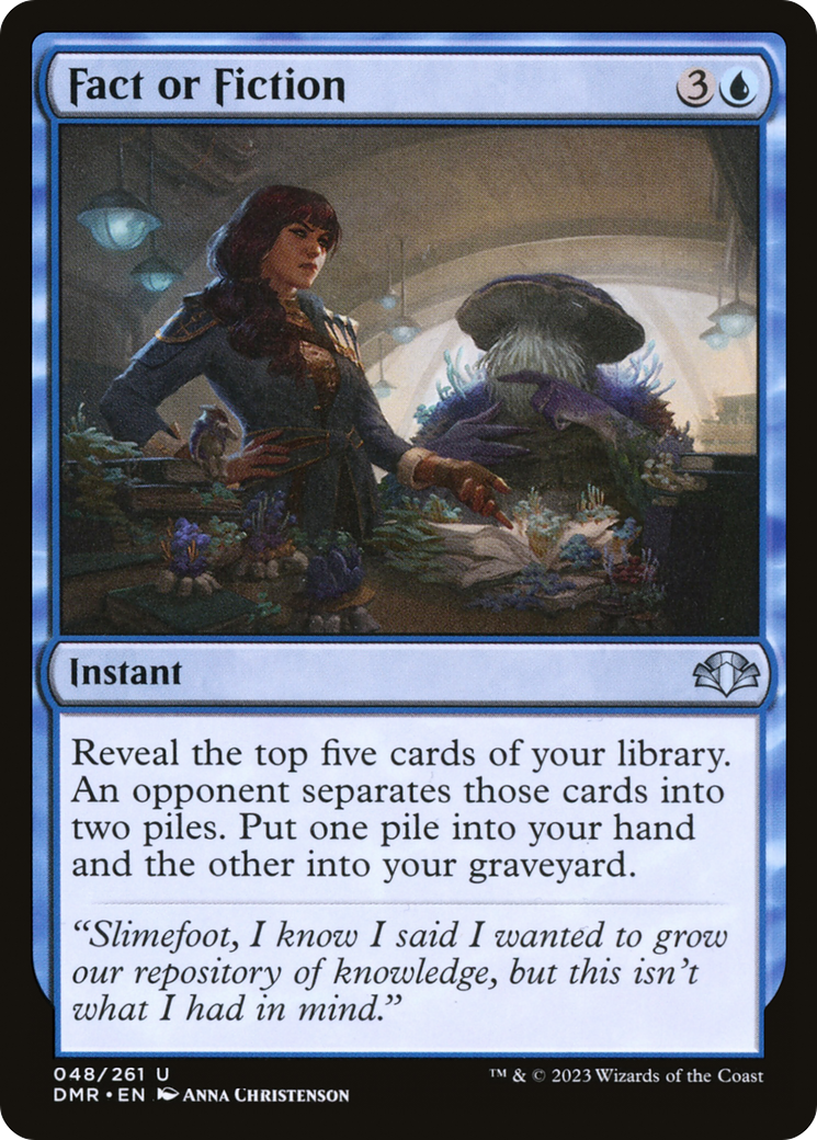 Fact or Fiction (DMR-048) [Dominaria Remastered]