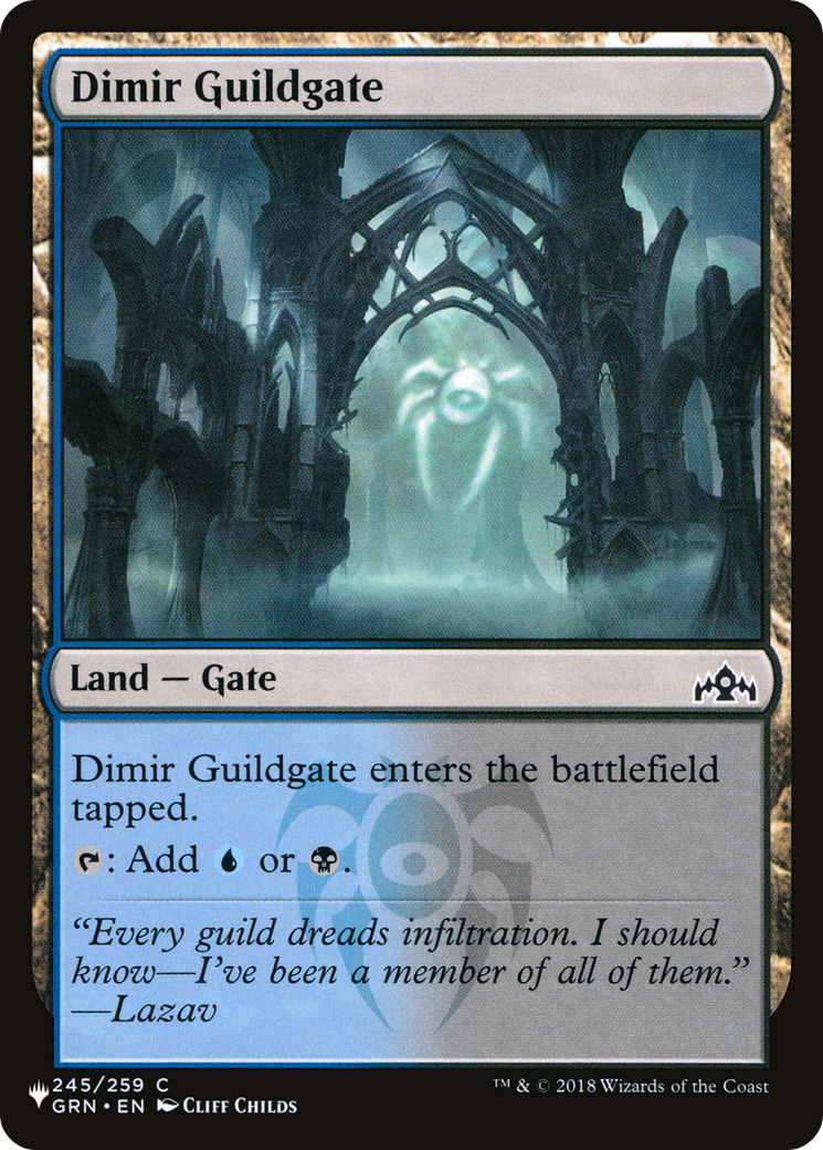 Dimir Guildgate (LIST-245/259) [The List Reprints]