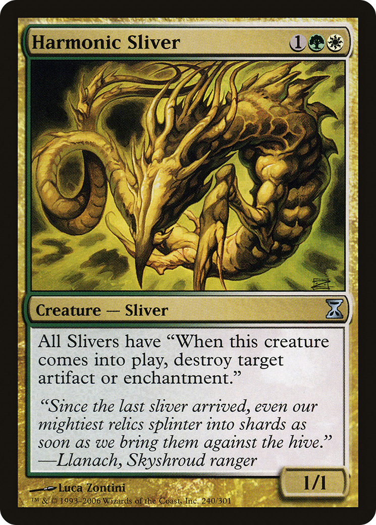 Harmonic Sliver (TSP-240) [Time Spiral] Foil
