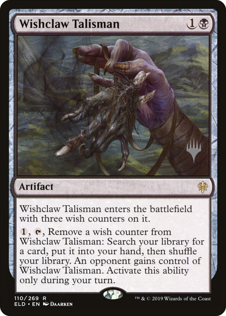 Wishclaw Talisman (PPELD-110) [Promo Pack: Throne of Eldraine Promos] Foil