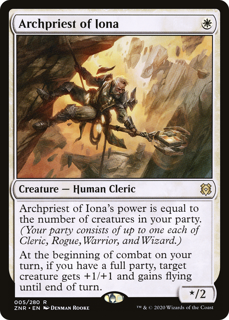 Archpriest of Iona - Foil [Zendikar Rising]