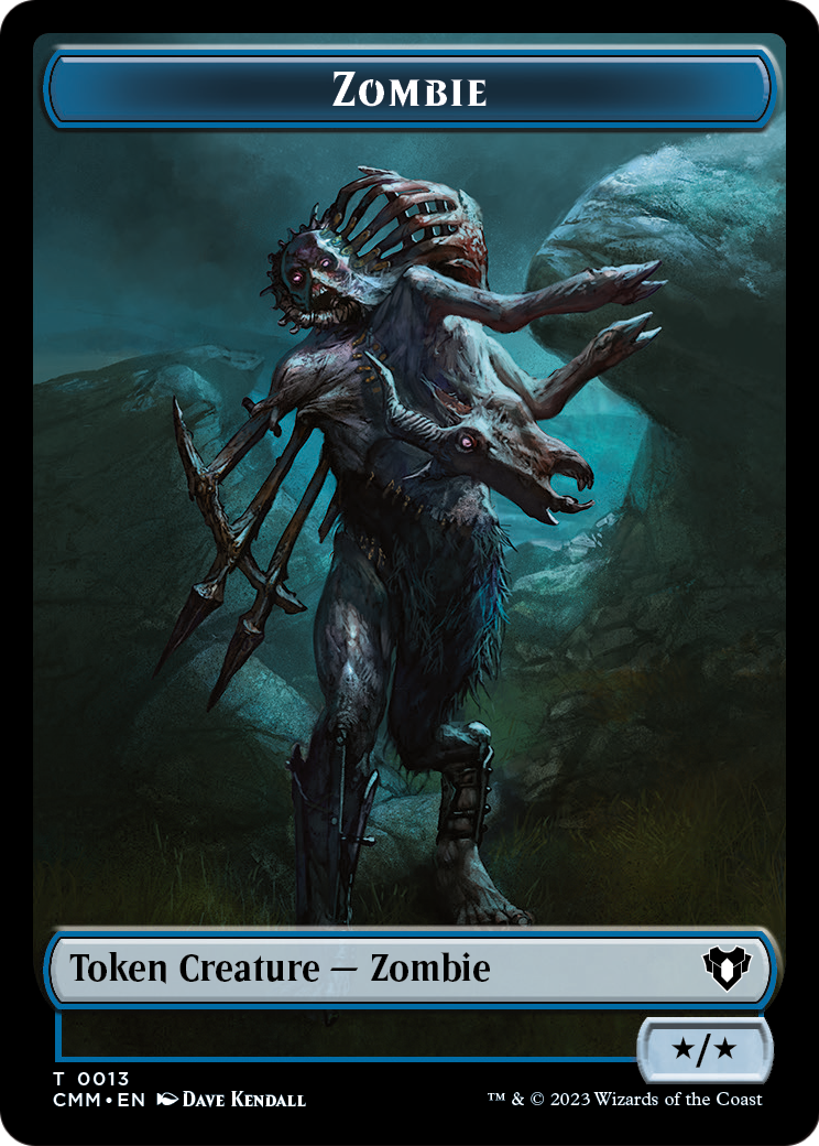 Zombie (TCMM-013) [Commander Masters Tokens] Foil