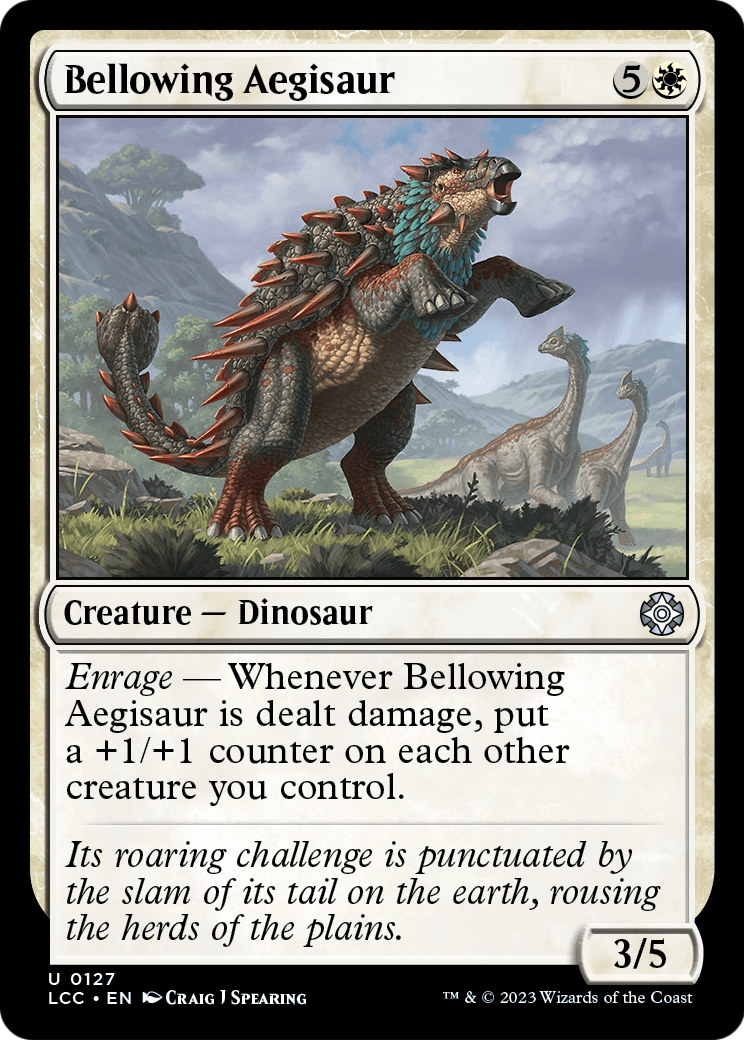 Bellowing Aegisaur [Commander: The Lost Caverns of Ixalan]