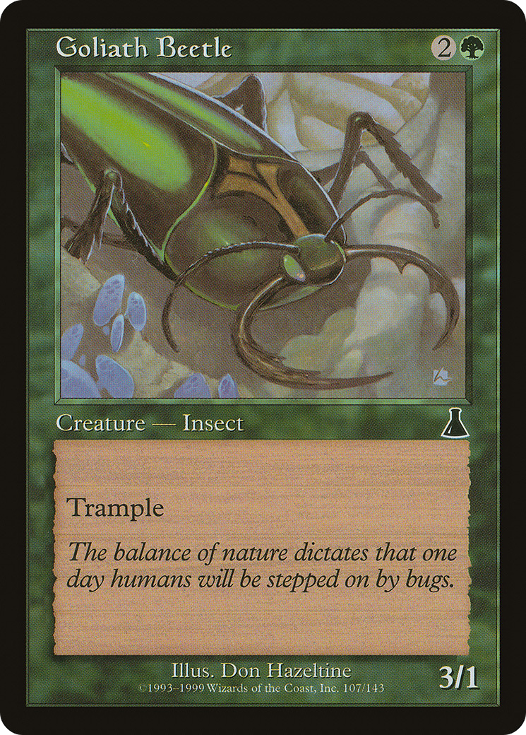 Goliath Beetle (UDS-107) [Urza's Destiny]
