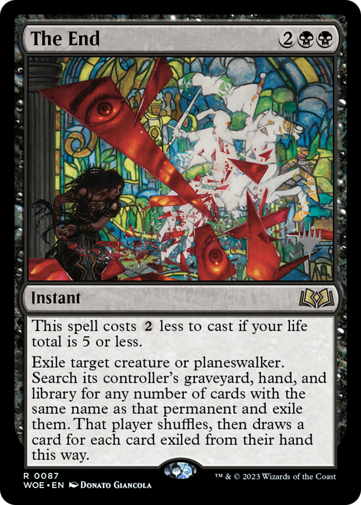 The End (PPWOE-087) [Promo Pack: Wilds of Eldraine Promos] Foil