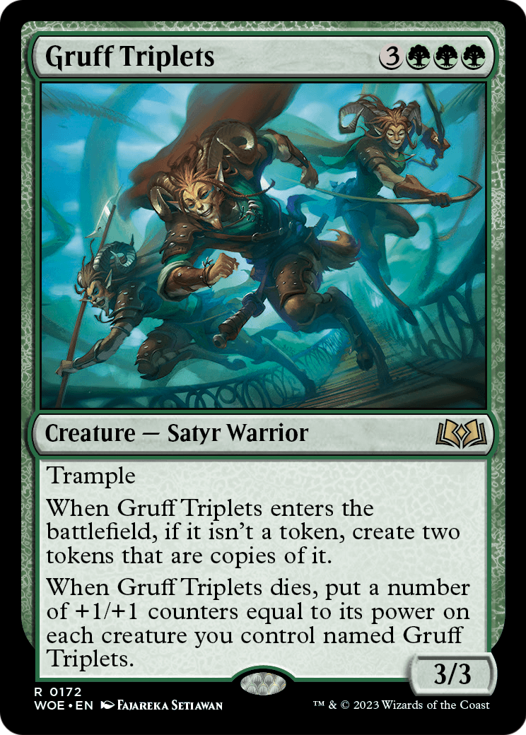 Gruff Triplets (WOE-172) [Wilds of Eldraine]