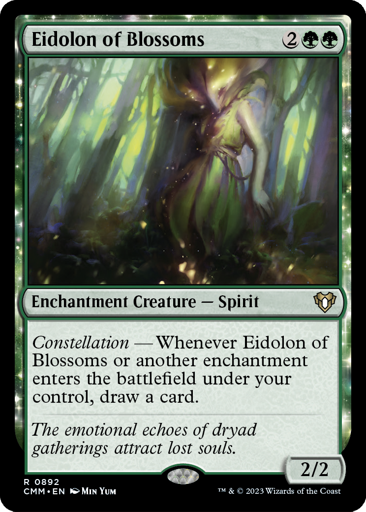 Eidolon of Blossoms (CMM-892) [Commander Masters]