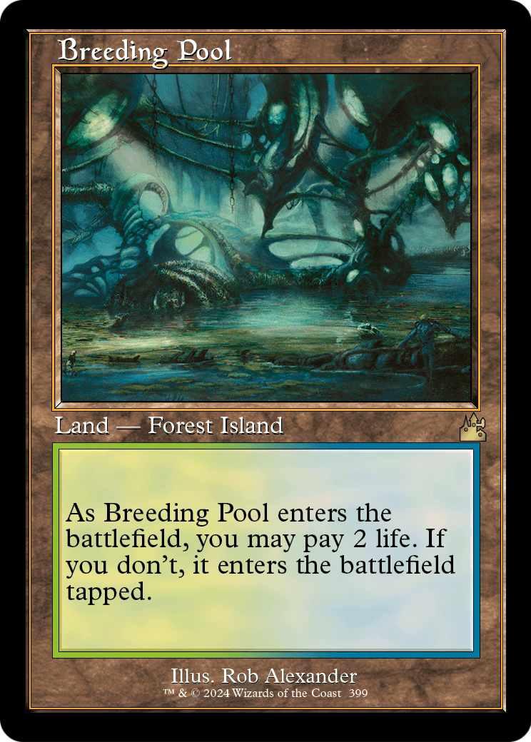 Breeding Pool (Retro Frame) (RVR-399) [Ravnica Remastered]