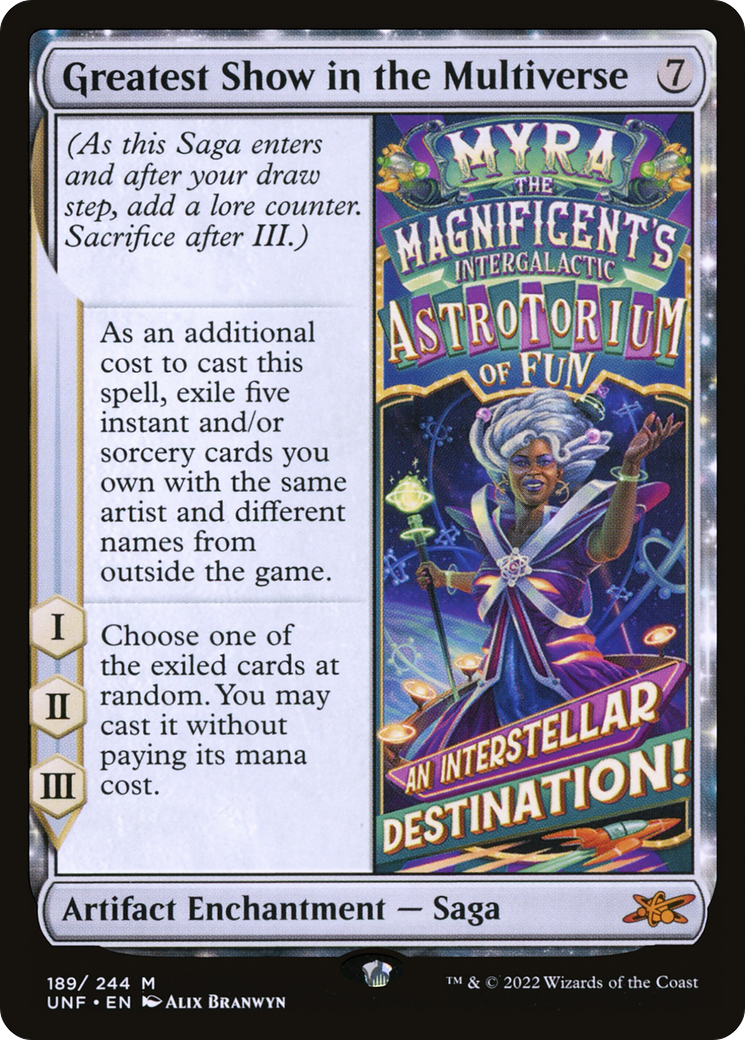 Greatest Show in the Multiverse (UNF-189) [Unfinity] Foil