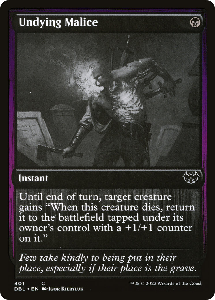 Undying Malice (DBL-401) [Innistrad: Double Feature]