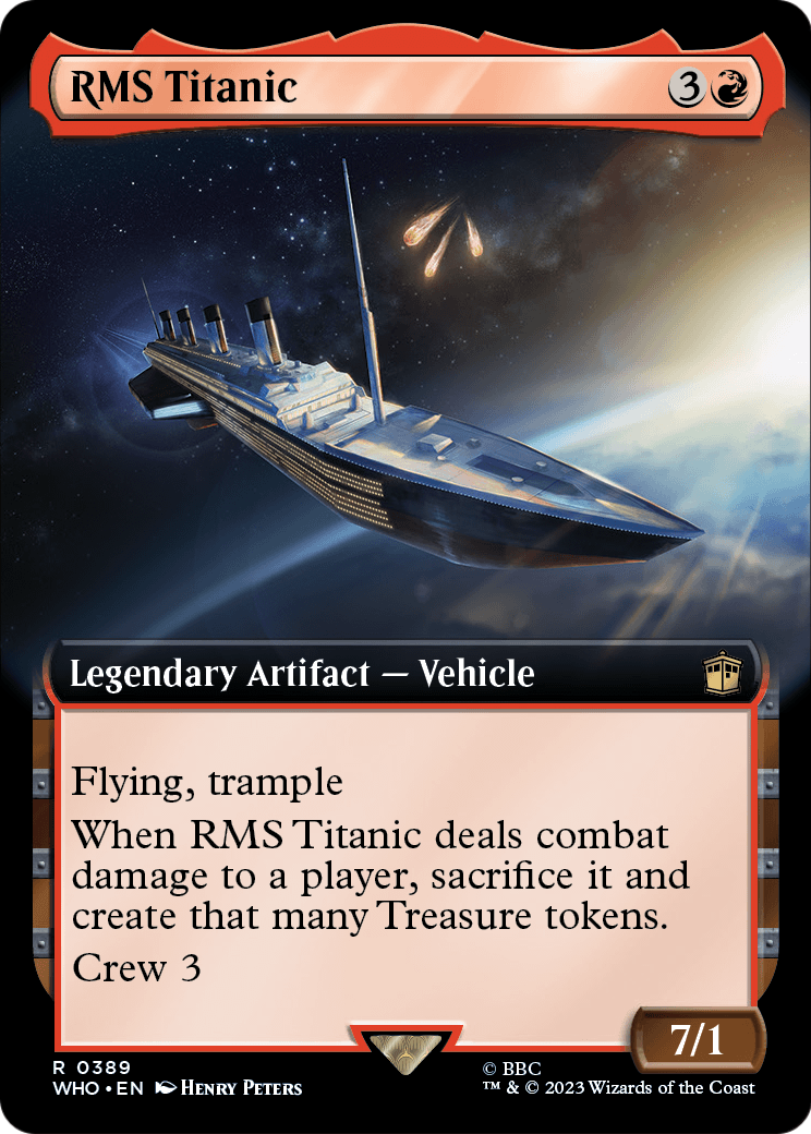 RMS Titanic (Extended Art) (WHO-389) [Doctor Who] Foil
