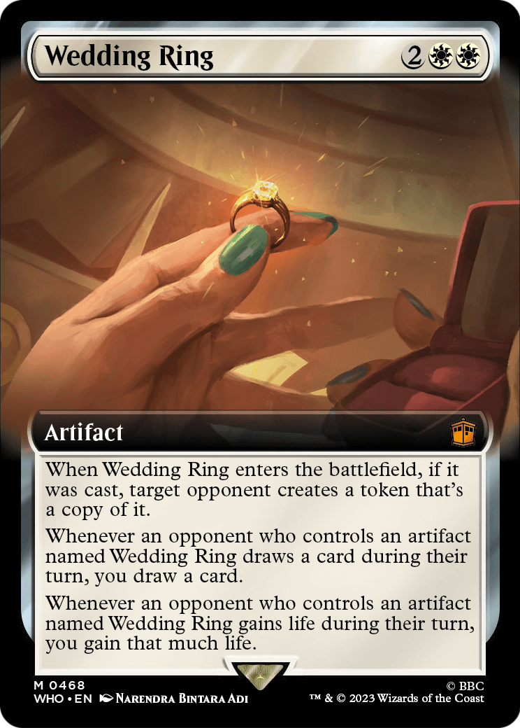 Wedding Ring (Extended Art) (WHO-468) [Doctor Who] Foil
